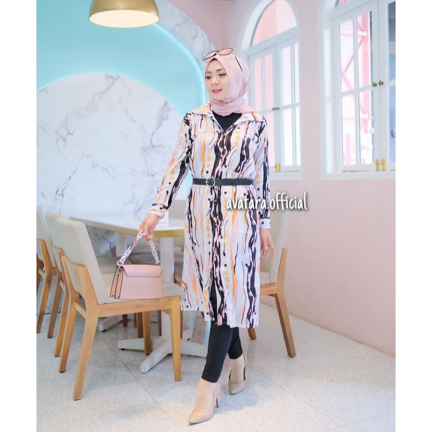 TUNIK MOTIF WANITA / LONG TUNIK WANITA