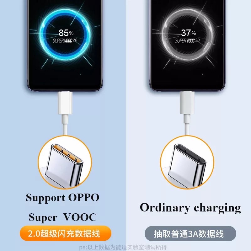 KABEL DATA REALME 5 PRO / XT / X2 PRO USB TYPE C SUPER VOOC