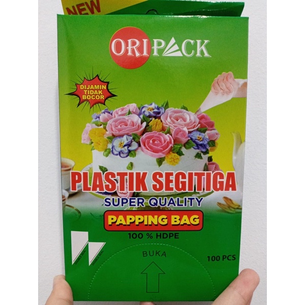 PLASTIK SEGITIGA PAPPING BAG ISI 100 PCS