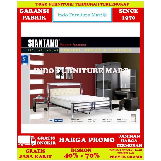 Kamar Tidur Minimalis Set Bedroom Siantano  Thumbelina 160 X 200