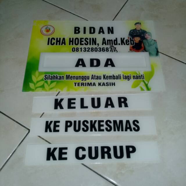 Papan bidan ada keluar + 3 slide