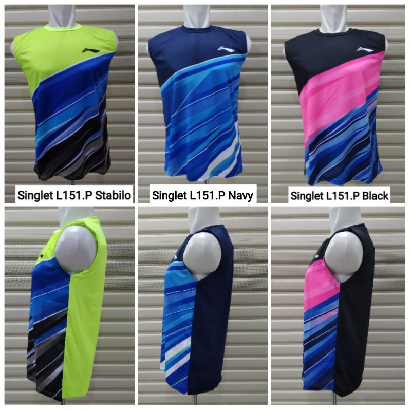 Singlet Badminton / Kaos Singlet Bulutangkis L151 Polos