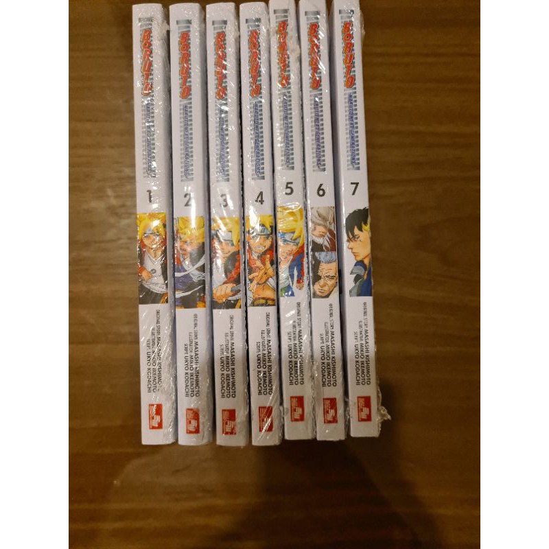 Komik Boruto vol 1-7 set segel ori