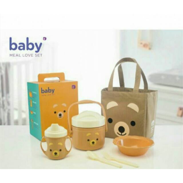 SMARTIBU MENJUAL TEMPAT MAKAN BABY VALUE PACK SET BEAR