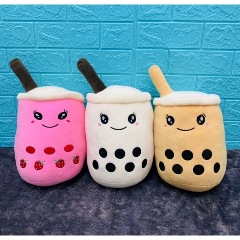 Boneka Boba Bubble Milk Tea Brown Sugar LED/Boneka Boba Bubble Milk Tea Brown Sugar LED/boba murah let