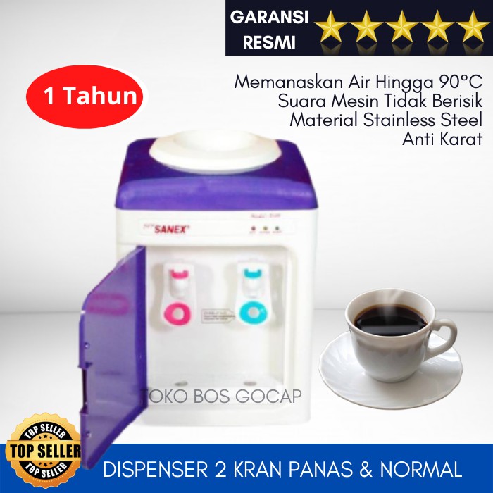 Jual Dispenser Air Minum Panas Dan Normal Garansi Resmi Water Dispenser Galon Anti Karat Sanex