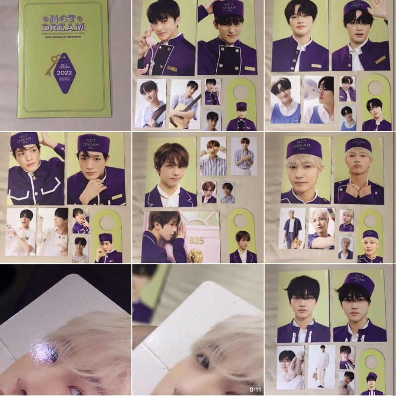 SHARING SG 2022 NCT DREAM MARK RENJUN JENO JAEMIN CHENLE JISUNG MEMBER SET