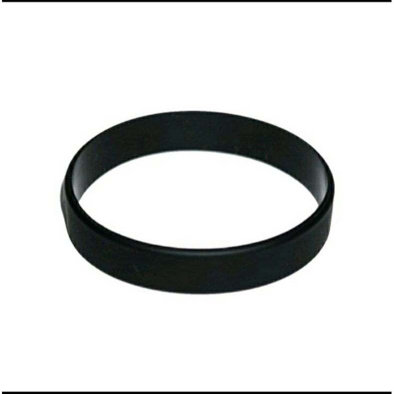 Gelang Karet Hitam Polos - Bracelet Rubber - Aksesoris Fashion