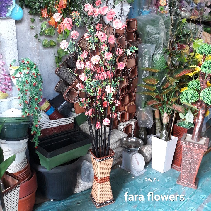 Bambu Ulir Bunga Bambu Bunga Artifisial Bunga Anyelir-8