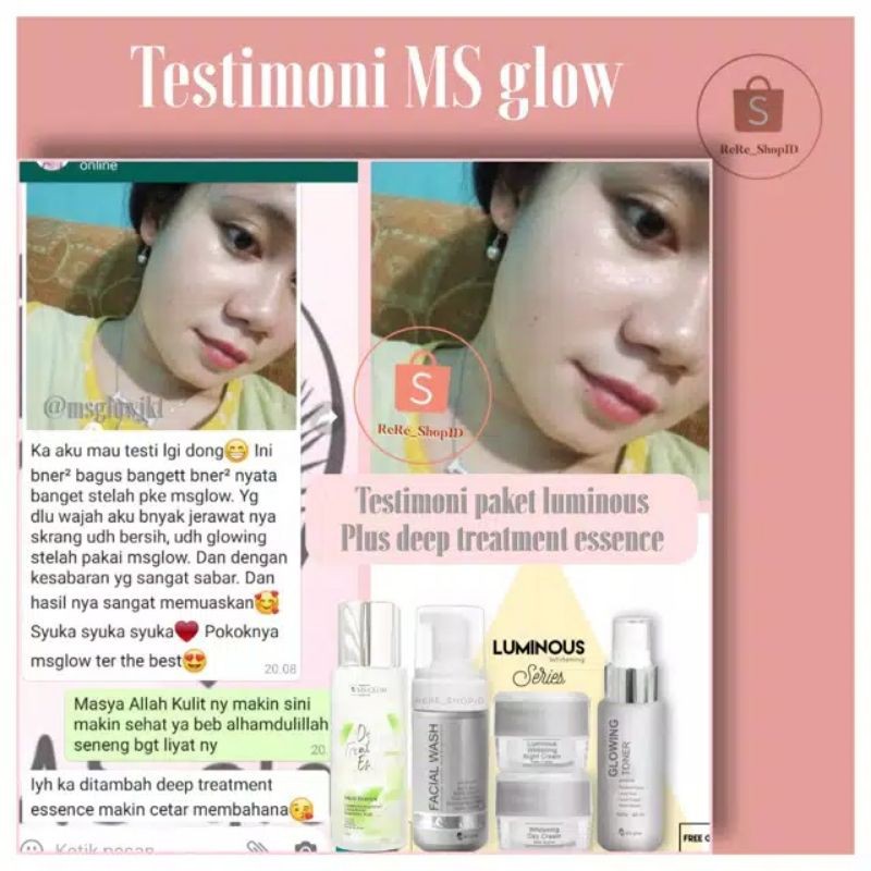 DTE MS Glow Deep Essence Treatment Original Bisa Cod