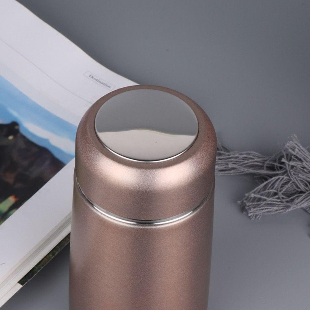 Solighter 350ML Mug Kopi Hadiah Botol Air Portable Stainless Steel