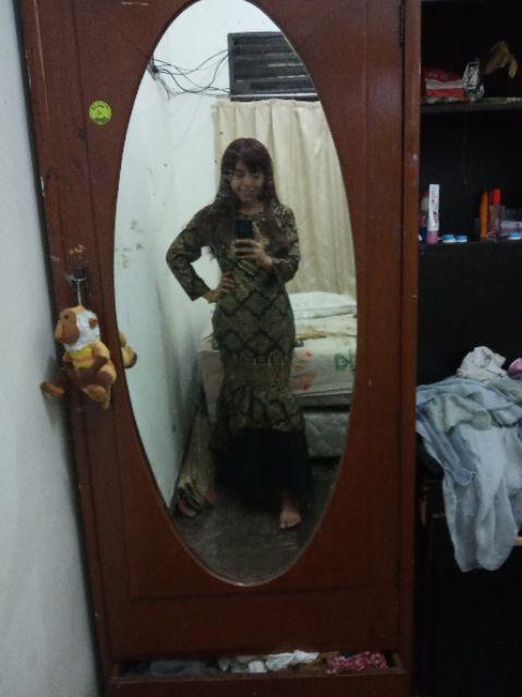 Batik Couple Keluarga Sania Ruffle Ori Ndoro Jowi Dnt