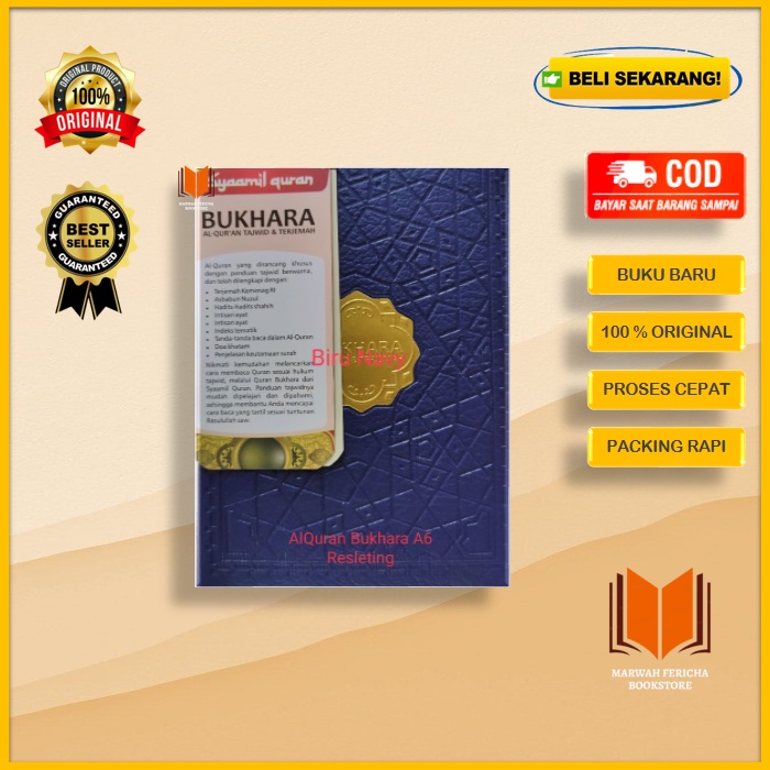 Syaamil Qur'an Bukhara Al Quran Tajwid dan Terjemah A6 Jaket Resleting