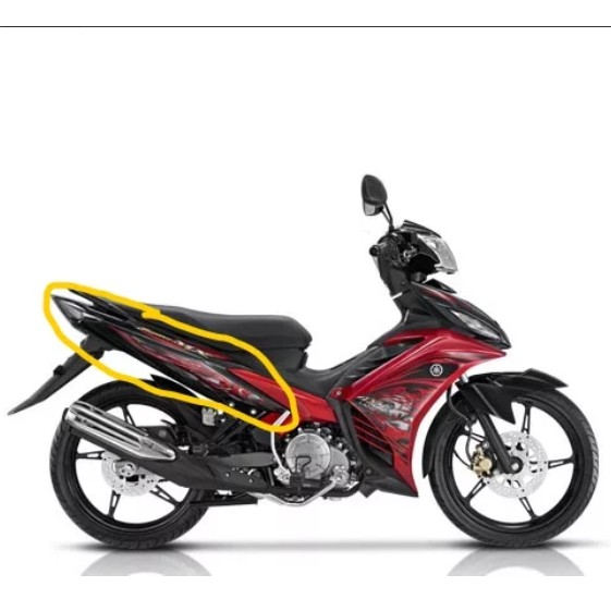 Cover Body Jupiter MX New 2011 Merek Win Warna Hitam