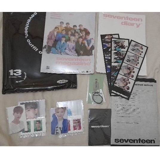 sharing season greeting 2022 seventeen (photobook, diary, envelope, digital code card, layered handt