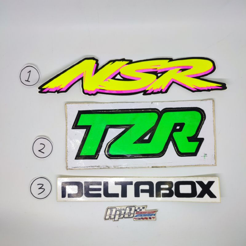 stiker sticker vintage racing NSR TZR DELTABOX