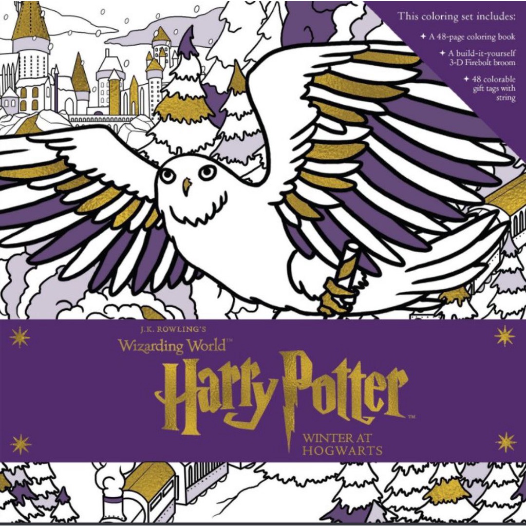 

HARRY POTTER - WINTER AT HOGHWARTS COLORING BOX SET