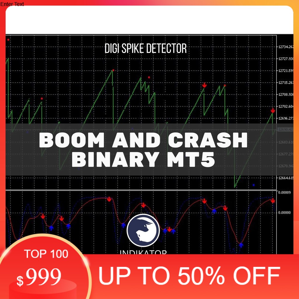 PROMO GOKILL Indikator Boom Crash Digi Spike Detector Binary MT5