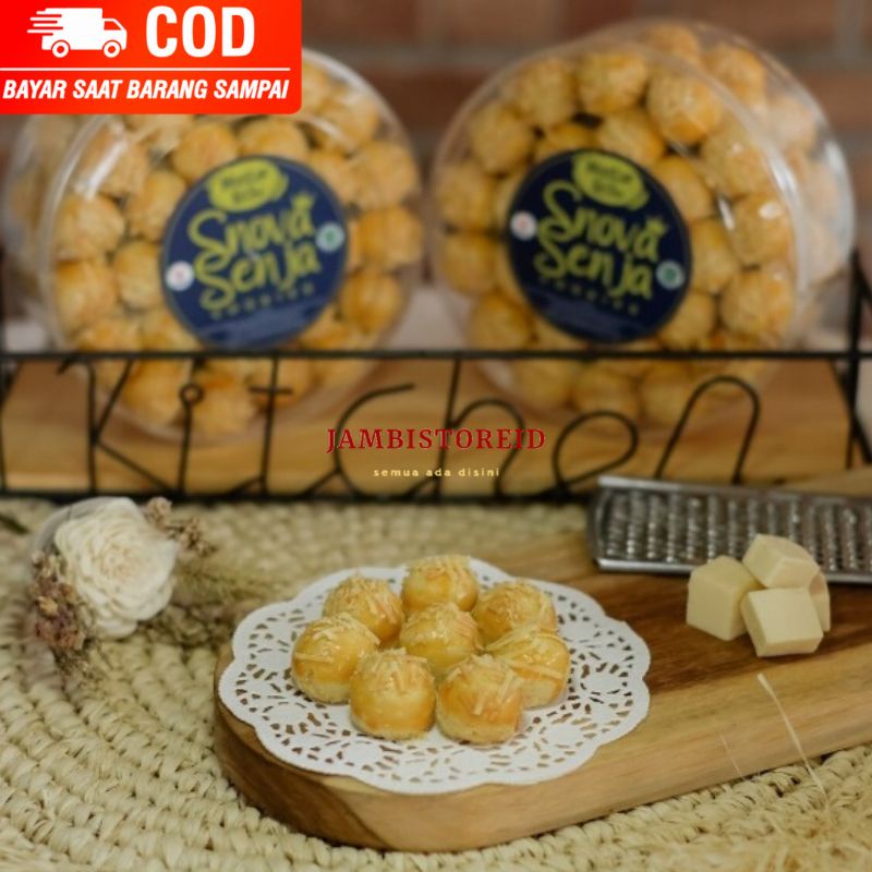 

(JAMBISTOREID) Kue Kering Premium Nastar Keju 500gram Terbuat dari Bahan Mentega Pilihan Wijsman Butter Cookies Cocok Untuk Hampers Parcel Jambi