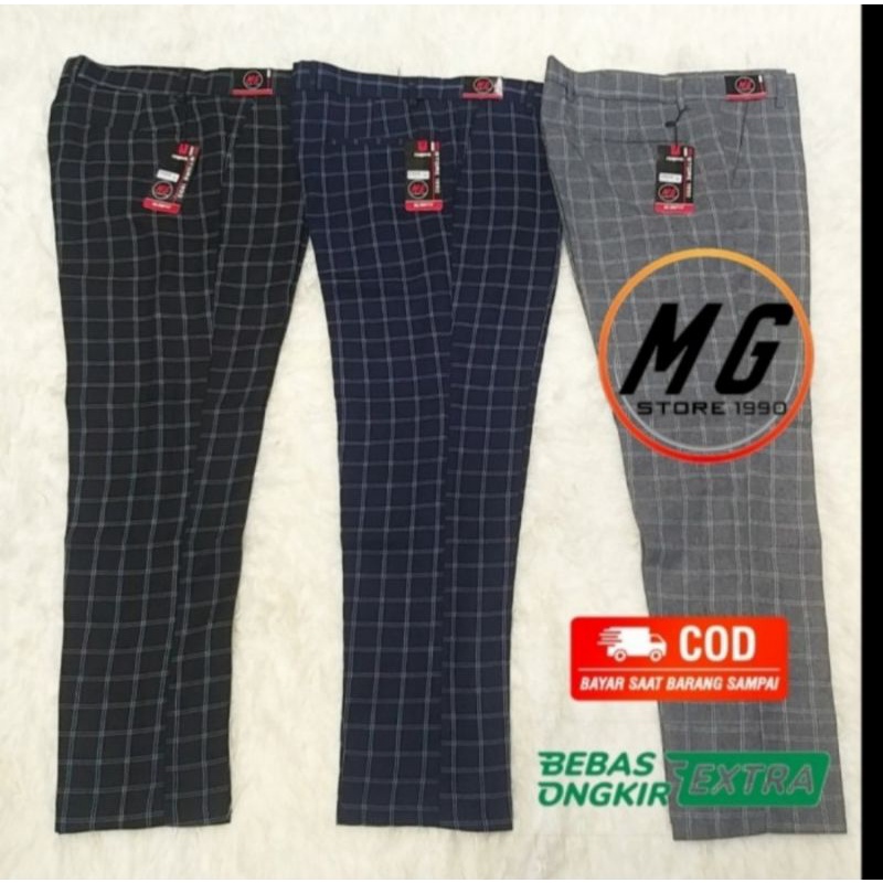 CELANA KERJA BAHAN SLIM FIT PRIA LAKI LAKI TERBARU