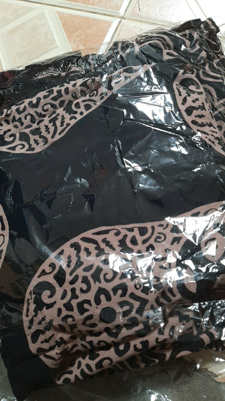 Setelan Batik Wanita Cardigan Dan Celana Panjang Batik Modern Motif Doll Boneka