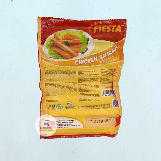 Fiesta Sosis Ayam 300gr / 500gr Chicken Sausage