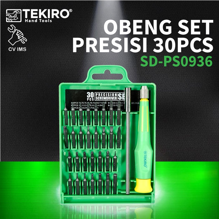 Obeng Set Presisi 30PCS TEKIRO