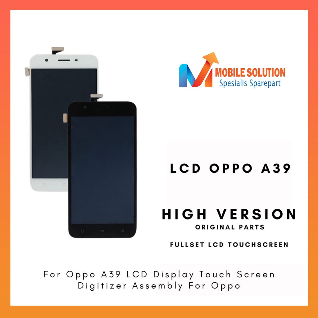 Grosir LCD Oppo A39 Fullset Touchscreen - Parts Kompatibel Dengan Produk OPPO ORIGINAL 100% Garansi 1 Bulan + Packing / Bubbel