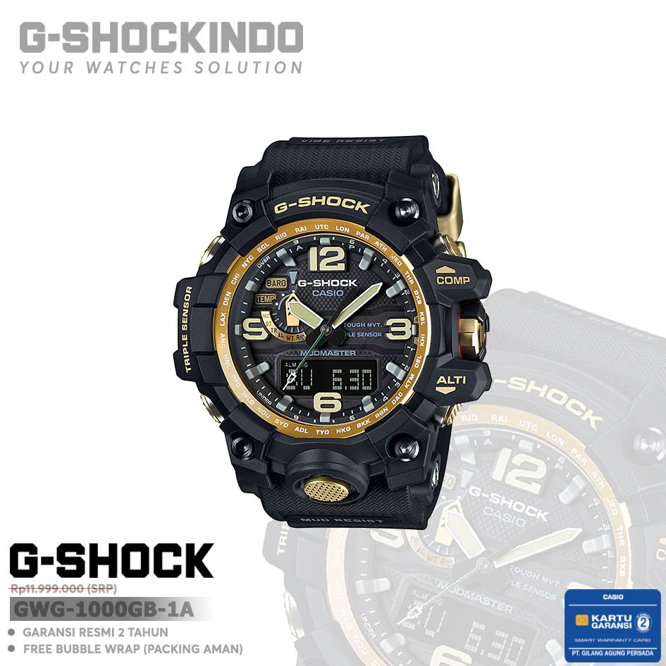 Casio G-Shock GWG-1000GB-1A / GWG-1000GB-1ADR Original