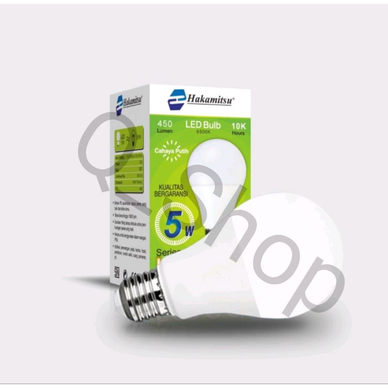 Lampu LED BULB Hakamitsu TREND 5 Watt