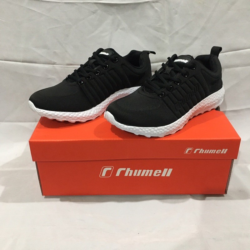 sepatu sekolah RHUMELL RICHER HITAM/PUTIH