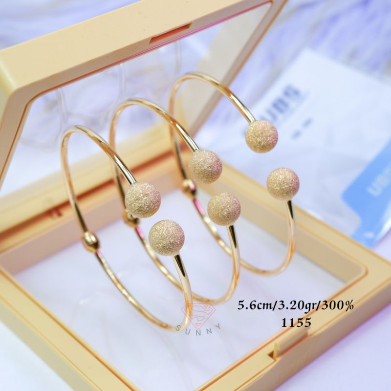 GELANG BULAT EMAS 300%/6K