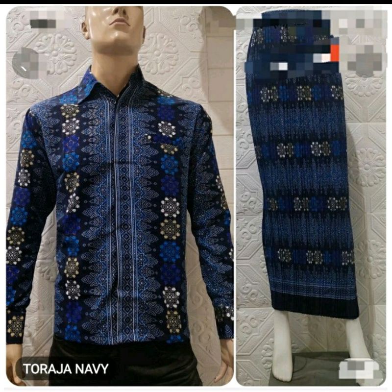 Couple Kemeja Batik dan Rok Pasangan