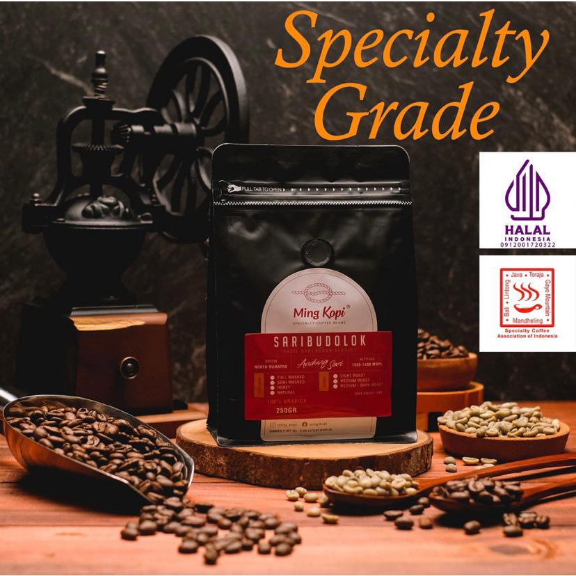 

Biji Kopi Arabika Andung Sari 250 gr Specialty Coffee Beans Ming Kopi