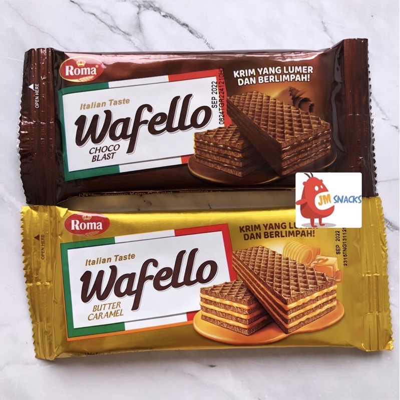 

[PROMO!!] Wafello Wafer Italia 10x21gr - roma wafer nikmat enak termurah diskon