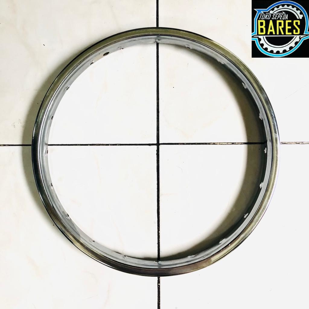 Velg / Rim Sepeda BMX / Mini Anak / Lipat 16 United Lubang 20 Besi RRC