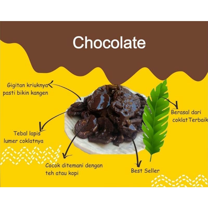 

Keripik Pisang Coklat Lumer