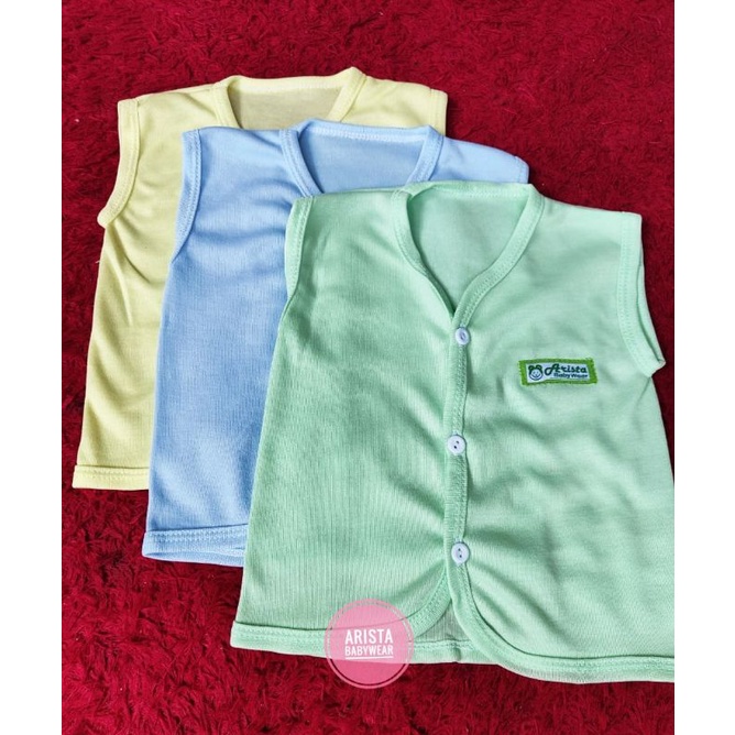 ARISTA BABY -(3pcs) Baju bayi Bis Polos Bordil