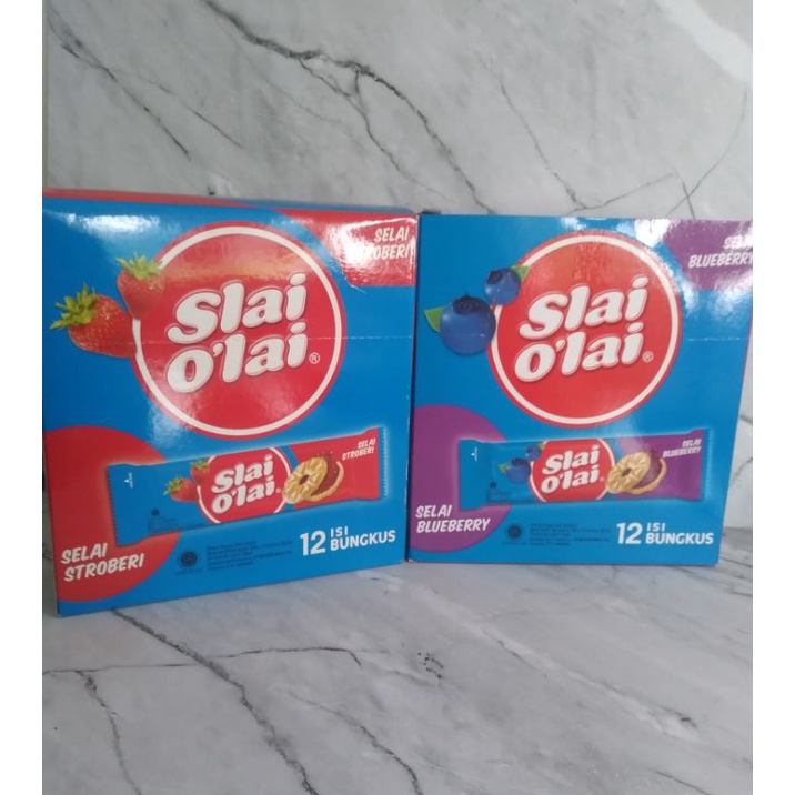 

Biskuit Selai Olei 2 rasa buah,1 pack isi 12, berat 288g.