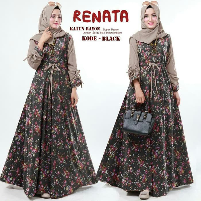 MEYRANI GAMIS BAHAN MOSTCREPE PREMIUM KOMBI CAPE BROCADE GLITTER CUMA 175.000 I.10224639.122986221