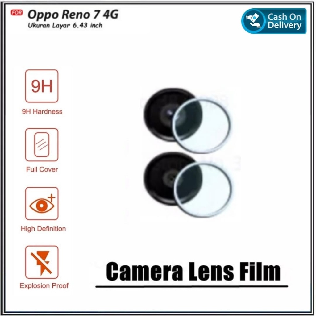 Tempered Glass Back Camera Oppo Reno 7 4G Anti Gores Camera DI ROMAN ACC