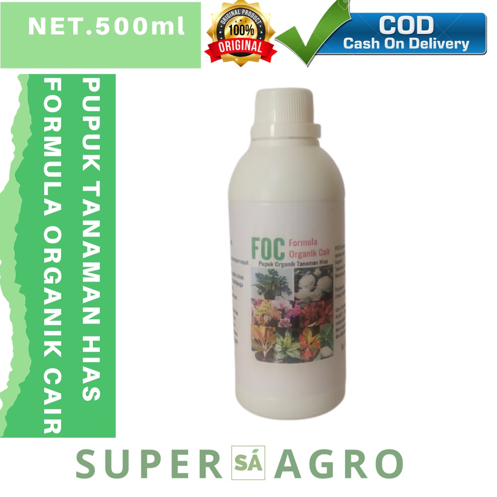 Pupuk Tanaman Hias Organik 500ml,Adenium, Aglonema,Monstera