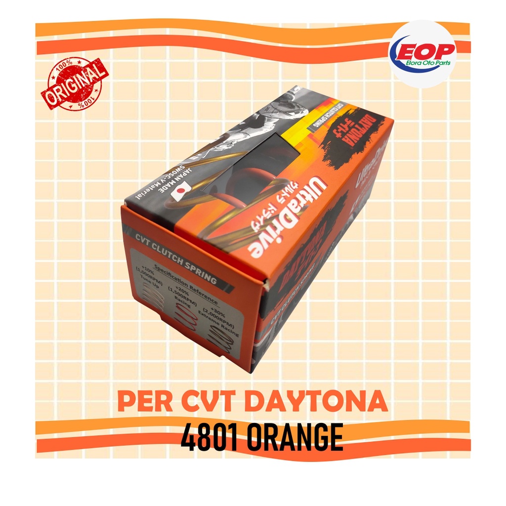 Per CVT BEAT, BEAT FI, VARIO , SCOOPY DAYTONA  4801 ORANGE ORIGINAL