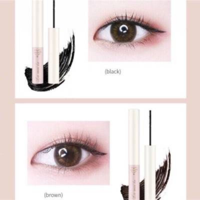 Maskara Lameila 2 Warna Lameila Mascara Waterproof 3D Lash Long Curling