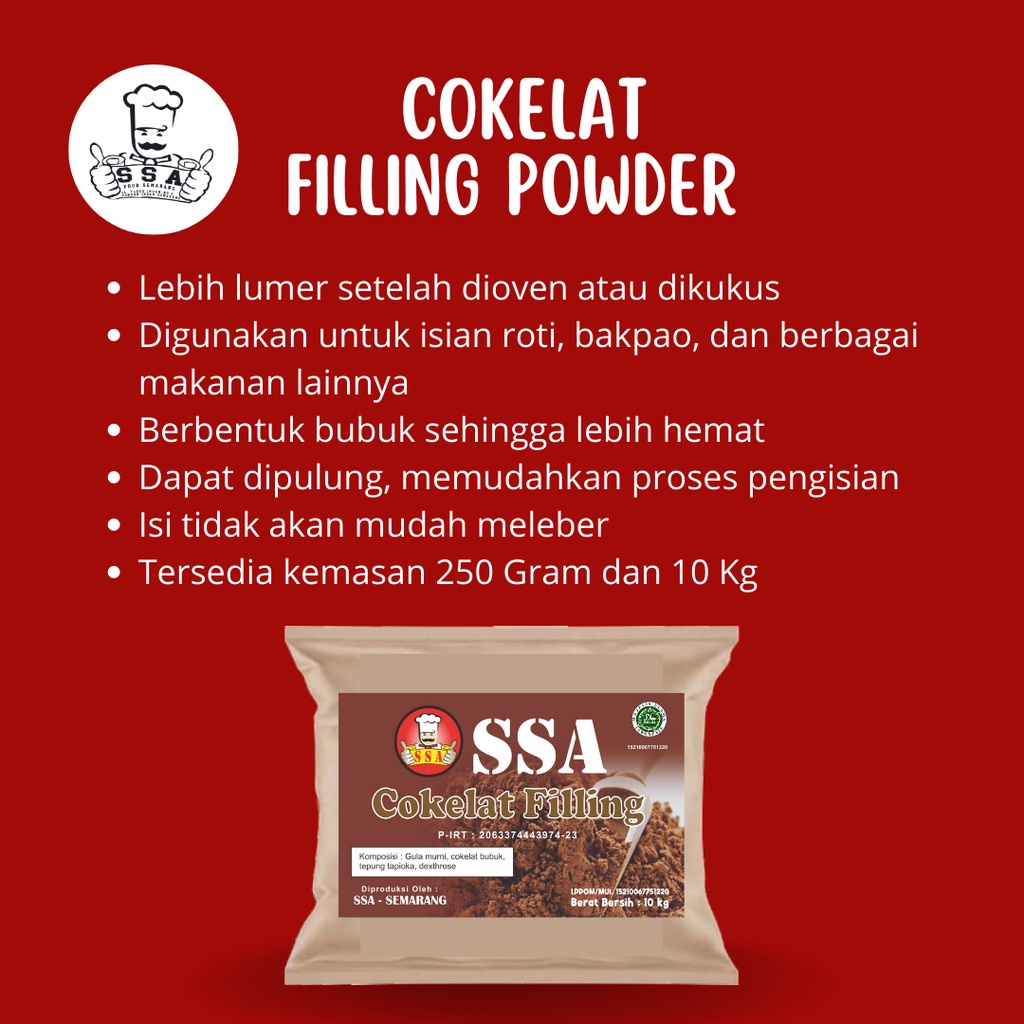 250 GR Elimas Cokelat Filling Powder