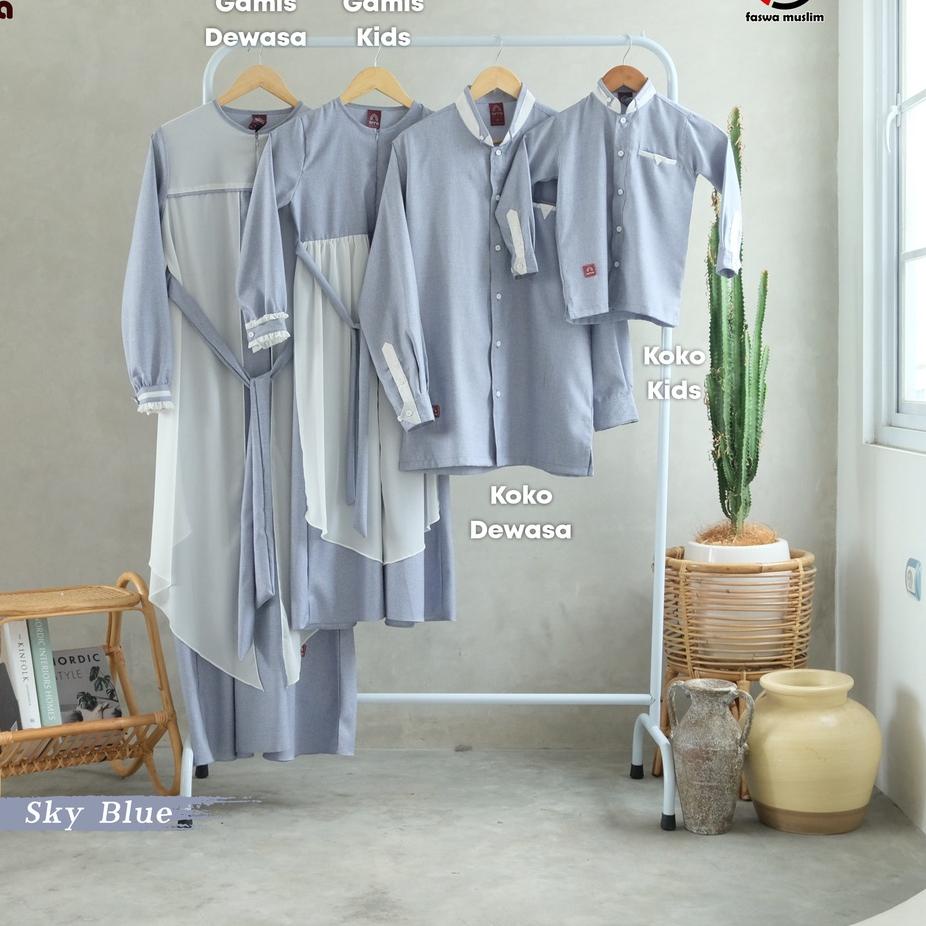 gamis terbaru 2022 baju lebaran SARIMBIT MADINA couple cauple kapel Set Keluarga Family Pasangan Sua