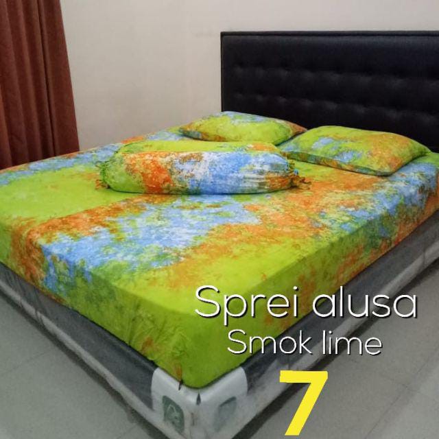 sprei alusa bali premium/ sprei rayon janger / sprei terlaris / sprei kekinian