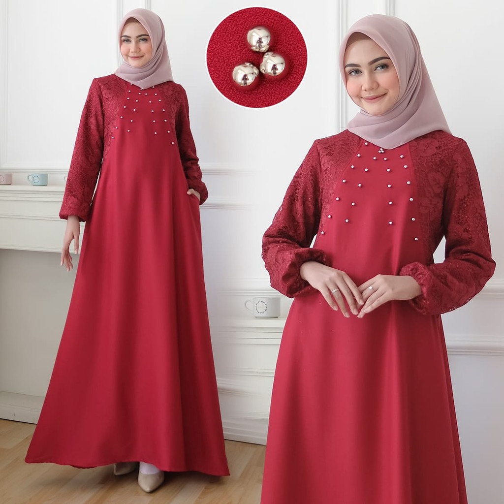 HOPYLOVY - Gamis Maxi Dress Casual Ayyu