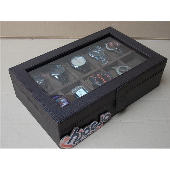 (JUMBO) Kotak Tempat Jam Tangan Isi 10 Sport , Box Jam, Watch Box, Wadah Jam