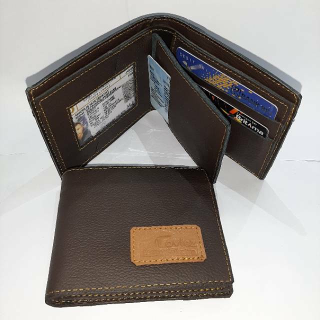 Dompet kulit pria pendek ASLI FULL GRAIN kulit sapi ORI 